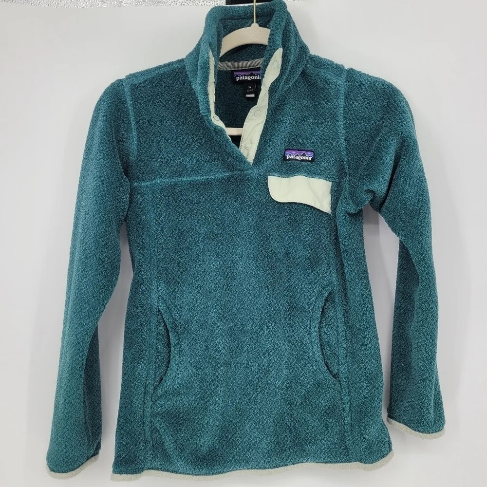 PATAGONIA High Loft Fleece Quarter Top Pullover sweater size xsmall